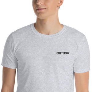 Butter Up Embroidered Logo Unisex T-Shirt