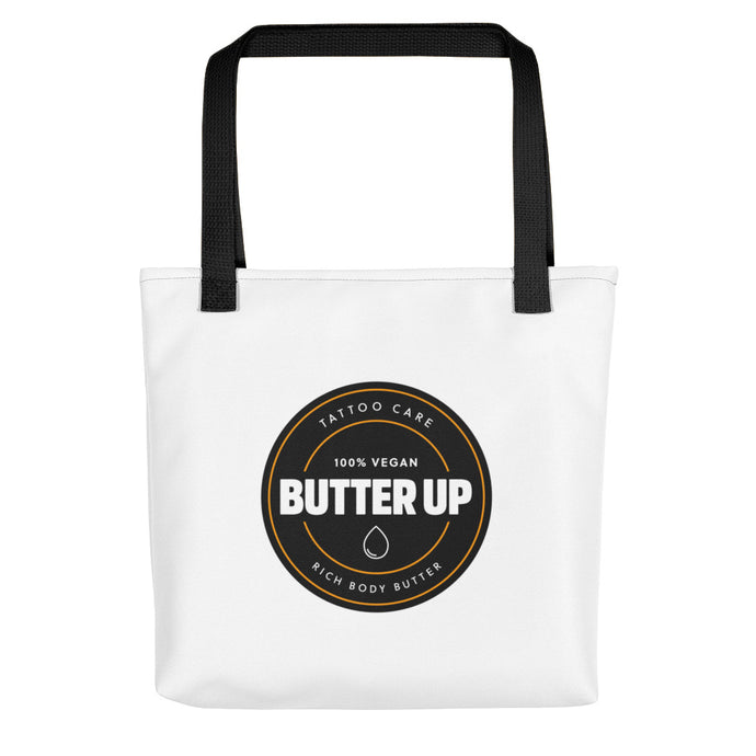 Butter Up Round Logo Tote Bag