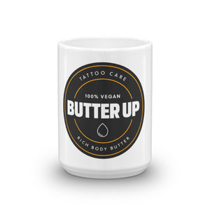 Butter Up Round Logo Mug